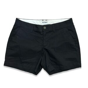 4/$15 BUNDLE SALE OLS NAVY BLACK FLAT FRONT SHORT 5” inseam